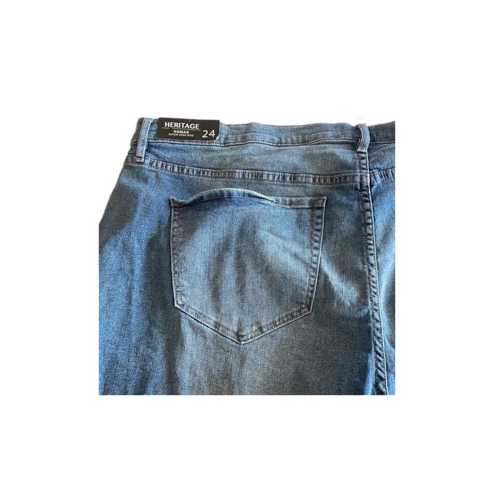 Nicole miller New York women’s jeans short heritagenomad super high rise size24 - Picture 5 of 7